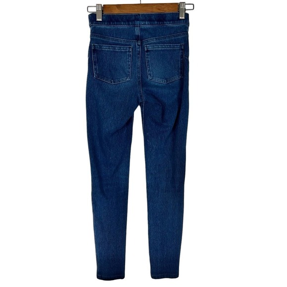 SPANX MEDIUM WASH PULL-ON SHAPING STRETCH SKINNY JEANS BLUE WOMEN'S‎ SIZE XS - Picture 4 of 11